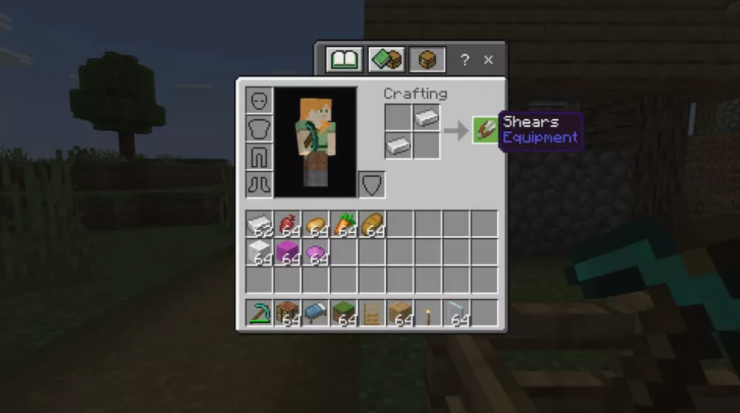 How To Make Shears In Minecraft