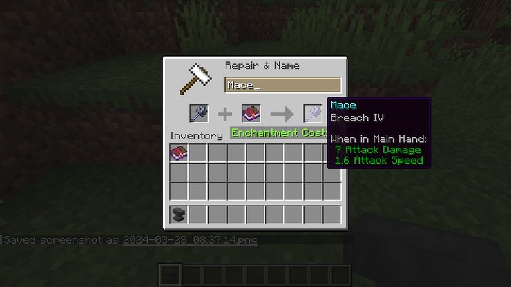 Minecraft Breach Enchantment