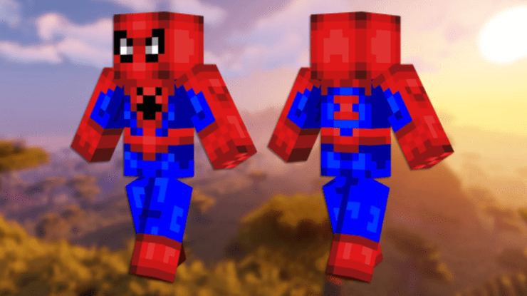 Spiderman Minecraft Skin