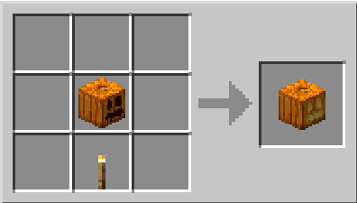 How To Make Jack Olantern Torches Minecraft