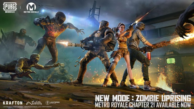 Pubg Mobile Metro Royale Update Zombie Uprising Mo