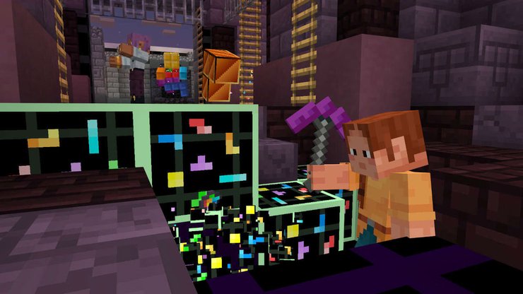 Minecraft X Tetris 2