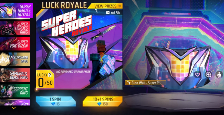 Free Fire Superheroes Royale 2