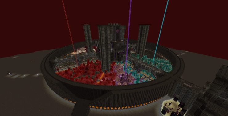 Incredible Nether Hub Minecraft 4