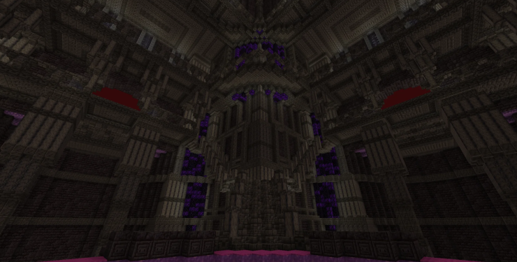 Incredible Nether Hub Minecraft 6