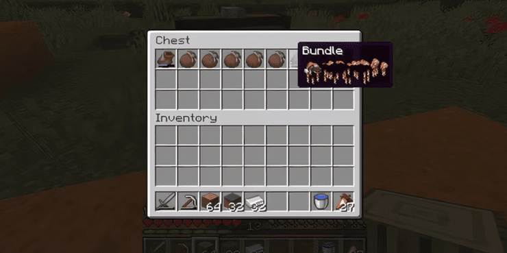 How To Make Bundles In Minecraft