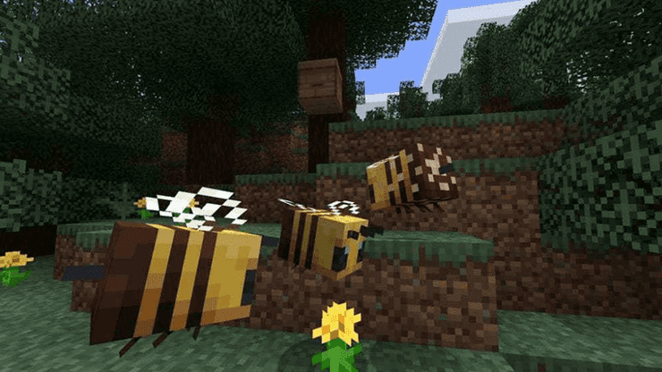 Bee Pollination In Minecraft