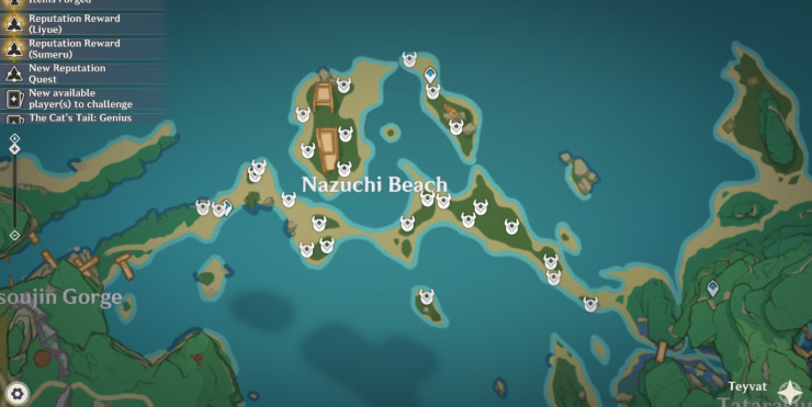 Nazuchi Beach Genshin Impact