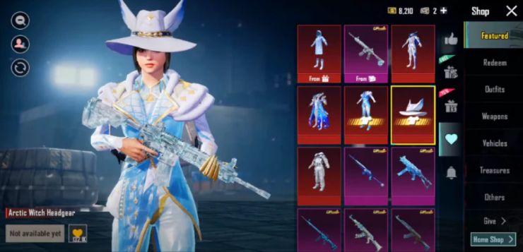 Pubg Mobile Arctic Witch Set