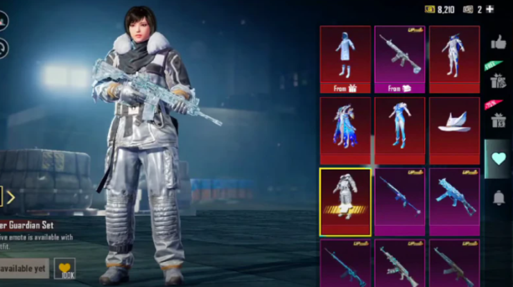 Pubg Mobile Winter Guardian Set