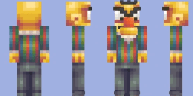 Bert Is Evil Skin Minecraft