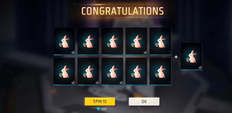 Free Fire Max Bunny Ring Event