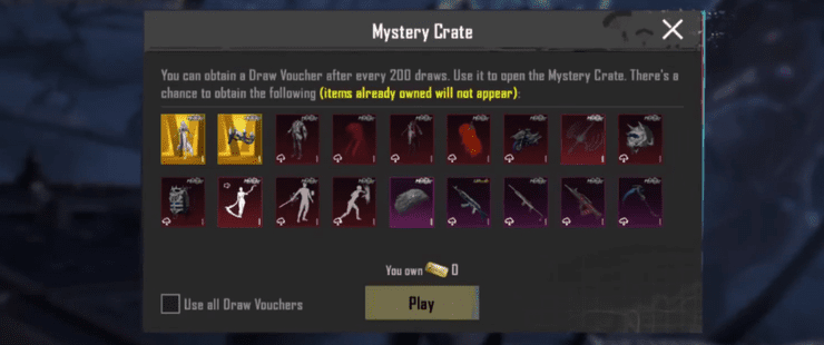 Pubg Mobile Honor Spin Update Crate