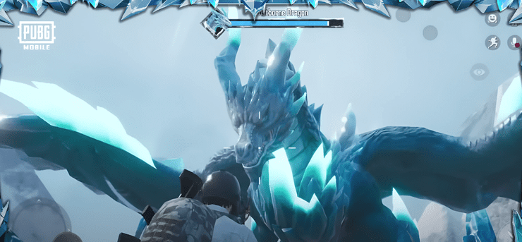 Frostborne Dragon Boss In Pubg Mobile 2