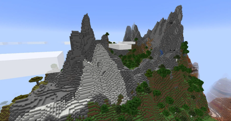 Stony Peaks Minecraft