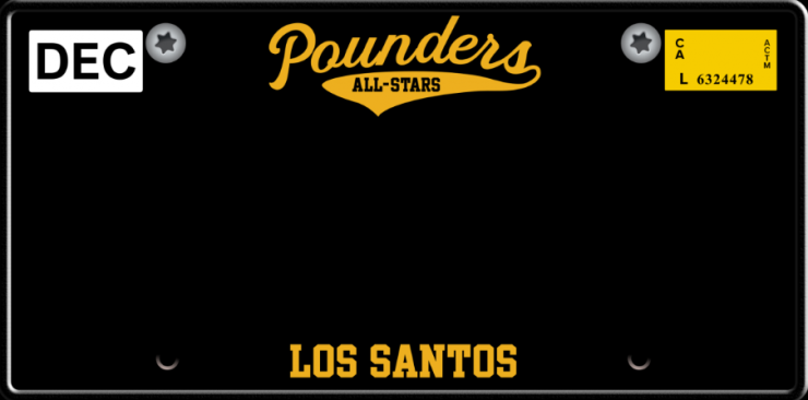 Los Santos Pounders Plate