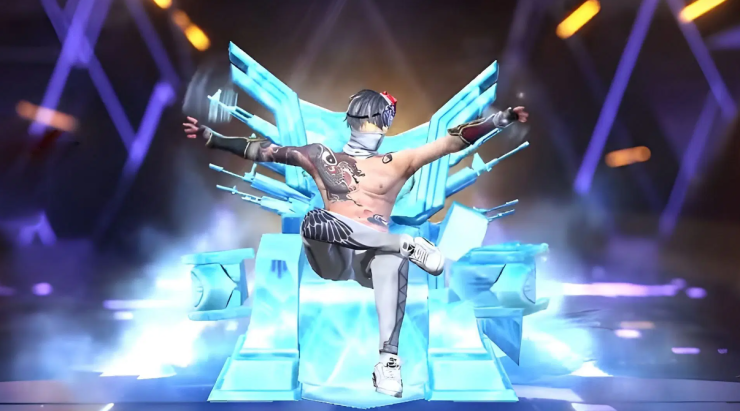 Free Fire Slippery Throne Emote